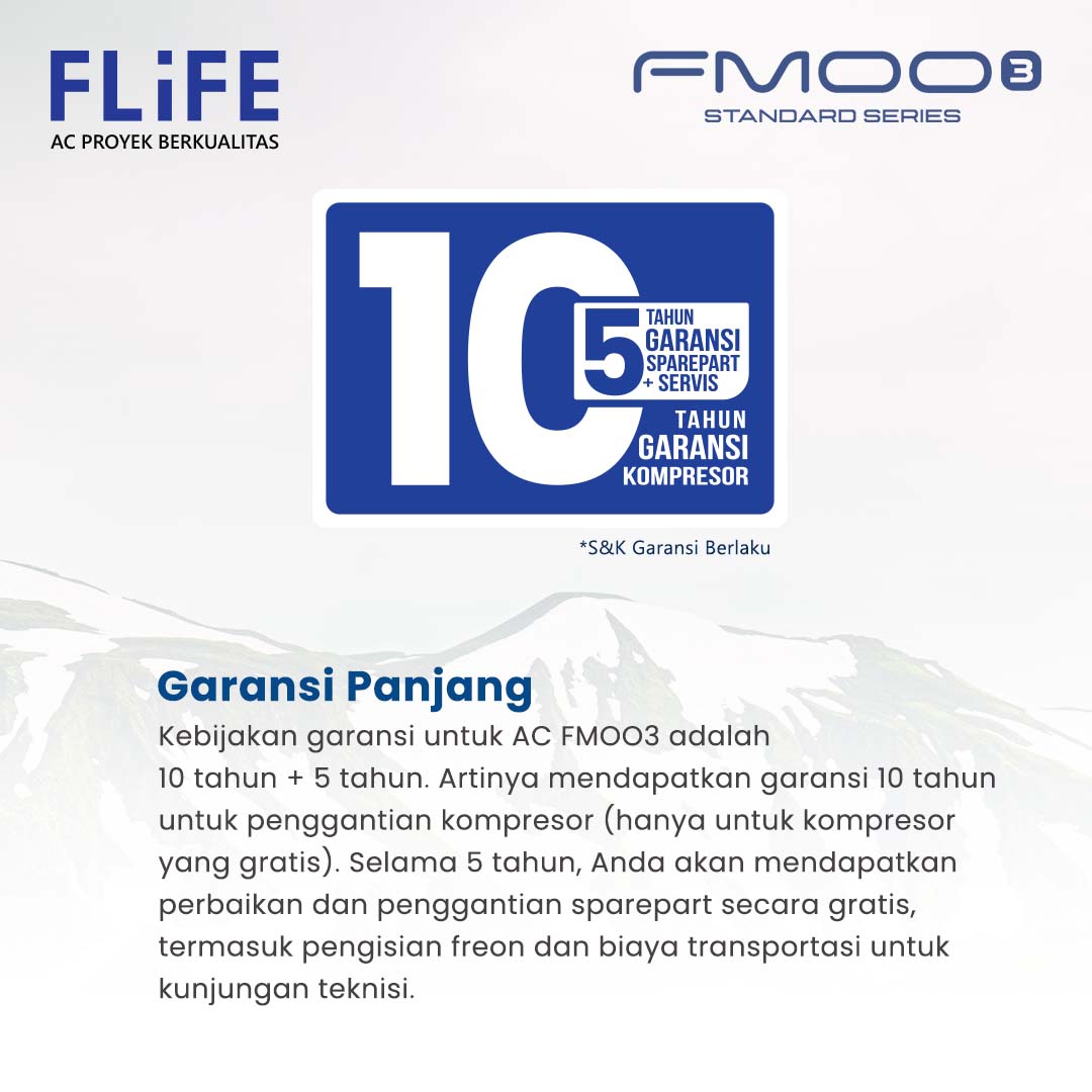 Flife Gree AC Split Standard 2 PK FMOO3 Series - FAC-18FMOO3